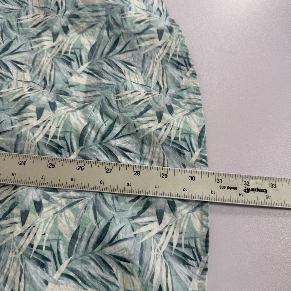 Rodd & Gunn Shirt Mens L Green Palm Leaf Sports Fit Cotton Casual Floral Button - Picture 7 of 8